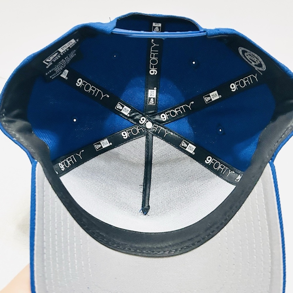 New Era New York Rangers A-Frame 9FORTY‎ Snapback Hat Cap Adjustable Blue NHL - Picture 5 of 5